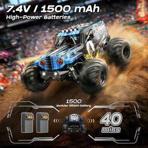 1/14 Brushless RC Cars for Adults, Max 42mph Oil Shock Absorber Electric 4WD High-Speed RC Car, Remote Control car for Adults RC Truck
