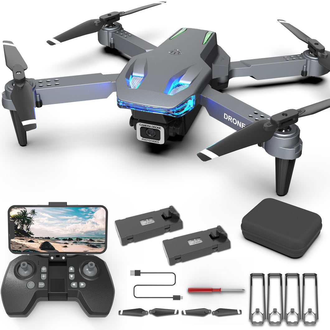 Drone with Camera Wipkviey T28 - Mini Drone 90° Adjustment RC quadcopter 1080P HD, Fpv Foldable Drones