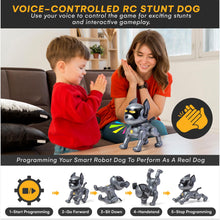 Load image into Gallery viewer, Top Race Robot Dog Toy - Interactive Fun and Educational STEM Remote Control Robot Toy for Kids - Dark Grey
