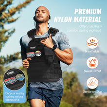 Load image into Gallery viewer, VEVOR Weighted Vest, 40lb Weight Vest, Adjustable Body Weight Jacket for Men Women, Workout Equipment for Strength and Endurance Training, Running, Jogging, Walking, Fitness, and Weight Loss
