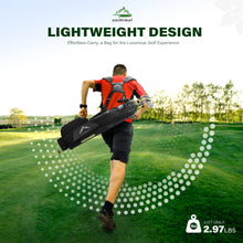 Load image into Gallery viewer, uniHimal Small Par 3 Golf Stand Bag - Lightweight for Pitch &amp; Putt Black
