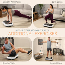 Load image into Gallery viewer, Lifepro Waver Vibration Plate Exercise Machine – High-Intensity Vibration Plate for Lymphatic Drainage – Full-Body Workout Vibrating Platform with Loop Bands – Fitness Equipment for Strength &amp; Toning
