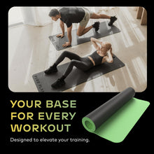 Load image into Gallery viewer, Pure Plank Reversible Yoga Mat - 5mm Thick Dual Sided Non-Slip Exercise Mat Made with 100% Recyclable Natural Rubber Eco-Friendly Fitness Pad for Core Training, HIIT, Pilates &amp; Home Gym 26x71"
