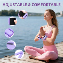 Load image into Gallery viewer, Rnnwolf Wrist Ankle Weights for Women Men 2lbs /Pair - (Purple)
