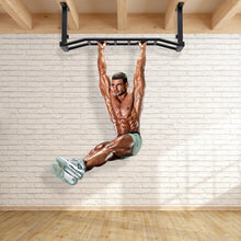 Load image into Gallery viewer, Kipika 48" Ceiling Mounted Pull Up Bar- Base Size: 8.3"x2"-Multi-Grip
