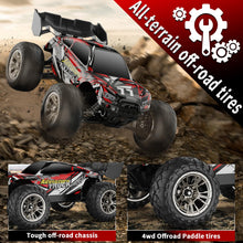 Load image into Gallery viewer, 1/16 RC Car Off-Road All Terrain for Adults,Max 50kph Electric RTR Brushless RC Truck, High Speed Remote Control Car 4WD（5 Shells)
