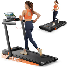 Load image into Gallery viewer, Acezoe Foldable Treadmill with 10% Incline - Black Gray
