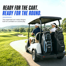 Load image into Gallery viewer, CaddyX 14-Way Golf Cart Bag, Professional Organizer Cart Bag with Anti-Rattle Top
