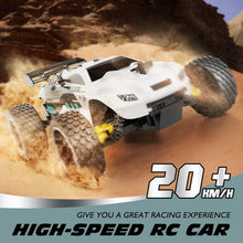 Load image into Gallery viewer, RC Cars Remote Control Car for Kids, 1:18 Scale 20 KM/H 2WD Offroad Buggy, 2.4GHz RC Racing Car with USB-C Easy Charging
