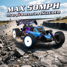Load image into Gallery viewer, 1/12 Brushless RC Cars for Adults, Max 50mph Off-Road All Terrain Truck,4WD RC Buggy with 2.4 GHz Remote Control
