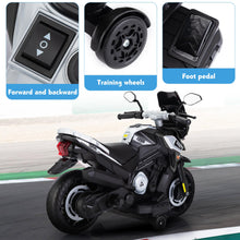 Load image into Gallery viewer, 12V Electric Motorcycle for Kids Ride on Toys Motorbike Battery Powered Off-Road Dirt Bikes, Silver
