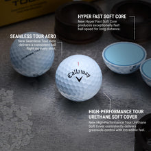 Load image into Gallery viewer, Callaway Golf Chrome Tour Golf Balls (White)
