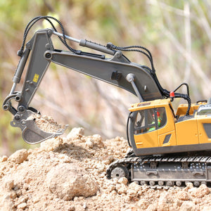 Remote Control Excavator Toy for 6-12 yr Boys, Best Birthday Gifts for Kids 4-7 8 9 10 11 Year Old, RC Construction Toys