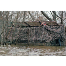 Load image into Gallery viewer, Avery Quick-Set Boat Blind Kit, Waterfowl Hunting Concealment Set with Rustproof Aluminum Frame, Windblocker &amp; Camouflage CamoNet Netting, Mounting Hardware Included, Max-7, 14-16 Feet
