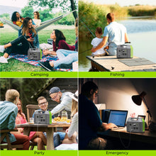Load image into Gallery viewer, Portable Solar Generator 300W Power Station with 60W Foldable Solar Panel
