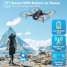 Load image into Gallery viewer, GPS Drone with Camera for Adults, 2K HD FPV Drones with Auto Return, Follow Me, Circle Fly, Waypoint Fly, Stable Hover
