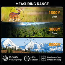 Load image into Gallery viewer, TRV 10x42 Rangefinder Binoculars for Hunting, 5000Y ED Waterproof
