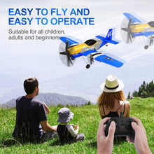 Load image into Gallery viewer, Beffkkip RC Plane 3-Channel 2.4GHZ RC Airplane, P51D Mustang Fighter
