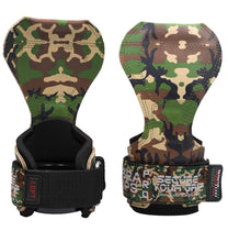 Load image into Gallery viewer, Cobra Grips Weight Lifting Gloves with Adjustable Neoprene Padded Wrist Wraps -  (PRO Green CAMO Rubber)
