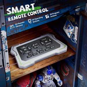 Programmable Robot with APP Control, Remote Control, Gesture Sensing Control, Rechargeable Robots Toys, Blue