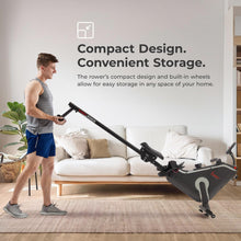 Load image into Gallery viewer, Sunny Health &amp; Fitness Smart Compact Magnetic Rowing Machine
