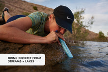 Load image into Gallery viewer, LifeStraw Personal Water Filter for Hiking, Travel and Emergency, Blue, 2PK

