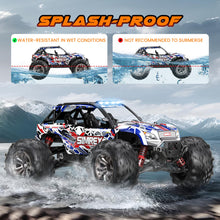 Load image into Gallery viewer, 1/16 Scale Hobby RC Car, 36 KPH High-Speed 4WD RC Truck, 2.4 GHz Remote Control Car, All-Terrain Electric Vehicle, 4X4
