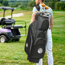 Load image into Gallery viewer, Shopsource 14 Way Golf Cart Bag with Molded Lock Top n Upgrade 900D Oxford
