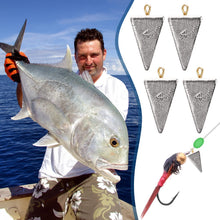 Load image into Gallery viewer, Shimeyao 18 Pcs Pyramid Triangle Sinkers Saltwater, 4 oz
