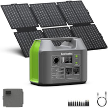 Load image into Gallery viewer, Portable Solar Generator 300W Power Station with 60W Foldable Solar Panel
