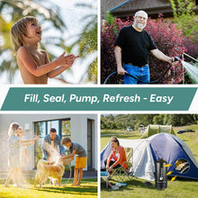 Load image into Gallery viewer, DR.PREPARE Portable Shower for Camping, 4 Gallons Camping Shower Bag, Portable Outdoor Shower with Pump for Hiking, Climbing, Pet Cleaning, Car Washing, Beach &amp; Emergency
