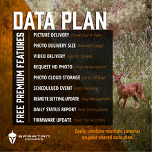 Load image into Gallery viewer, Spartan Camera GoLive 4G LTE Trail Camera, Free Roaming in US, Live-Streaming, Anti-Theft GPS, On-Demand Image&amp;Video Capture, Real-time Updates, Built-in Lithium Battery, Blackout (2, Multi-Carrier)
