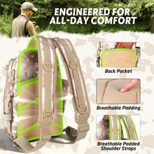 Load image into Gallery viewer, ROCRETA Fishing Backpack with Tackle Boxes,Fishing Lure Kit and Tool
