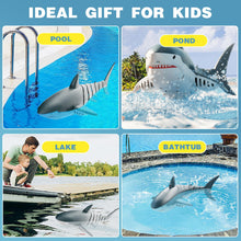 Load image into Gallery viewer, 2.4G Remote Control Shark Toy, Electric RC Shark Boat Pool Toys for Kids 3-5 5-7, Toy Shark for Swimming Pool
