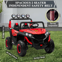 Load image into Gallery viewer, 2 Seater Ride on Car Truck,24V Electric Vehicle Car for Kids 3-8 Years,200W Motors,4 Shock Absorbers (Red)
