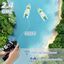 Load image into Gallery viewer, RC Boat-Remote Control Boat for Adults-High Speed 35+ KPH for Pool-Toys for Ages 8-13 (Green)
