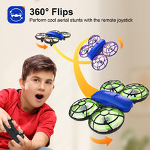Load image into Gallery viewer, Drones for Kids with Camera, Rc Drone Indoor Small Helicopter, Birthday Gifts for Boys and Girls Beginners Friendly, Mini Quadcopter Toy
