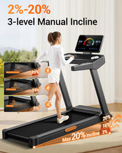 Load image into Gallery viewer, CURSOR FITNESS Treadmill with 20% Incline
