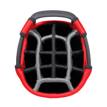 Load image into Gallery viewer, Bag Boy Chiller Pro Hybrid Golf Stand Bag, 15 Way Top with Full Length Individual Dividers, Rubberized Putter Well, Removable Cooler, 8 Zippered Pockets, Navy/Red/Charcoal
