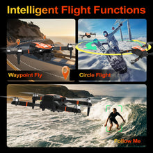 Load image into Gallery viewer, GPS Drone with Camera for Adults Professional, Auto Return Follow Me FPV Video Drones with Brushless Motor, Circle Flight Waypoint Fly, Foldable RC Mini Quadcopter for Beginners Under 250G Gifts
