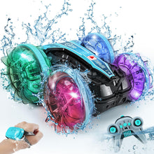 Load image into Gallery viewer, Amphibious Remote Control Car, Pool Toys for Boys 6,7,8,9,10,11,12 Years Old - Best Birthday Gift for Kids, 4WD RC Stunt Car
