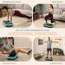 Load image into Gallery viewer, Lifepro Waver Vibration Plate Exercise Machine – High-Intensity Vibration Plate for Lymphatic Drainage – Full-Body Workout Vibrating Platform with Loop Bands – Fitness Equipment for Strength &amp; Toning
