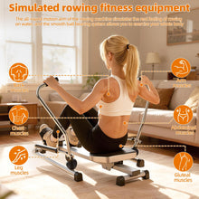 Load image into Gallery viewer, Water Rowing Machine, Hydraulic Rower with LCD Monitor
