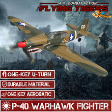 Load image into Gallery viewer, RC Plane 4 Channel Remote Control Airplane - Ready to Fly P-40 Warhawk RC Airplane for Beginners Adult with Xpilot Stabilization System

