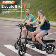 Load image into Gallery viewer, Electric Bike Adults, 500W Motor, 22 MPH Max Speed Folding Ebike, 499.2Wh Battery, 14&quot; Electric Bicycles, Max 35Miles Range

