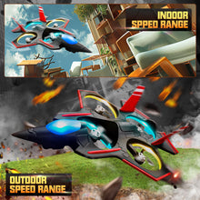 Load image into Gallery viewer, Brushless RC Plane with Camera | 2.4GHZ Remote Control Airplane, 6-axis Gyro Drones for Kids, RC Helicopter, 360°Flip Jet Fighter

