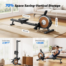 Load image into Gallery viewer, MERACH Electric-Adjust Self-Powered Rowing Machines for Home
