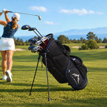Load image into Gallery viewer, GoHimal 14-Way Lightweight Golf Stand Bag with Multiple Pockets Black
