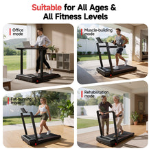 Load image into Gallery viewer, RHYTHM FUN Treadmill with Incline - Black Red
