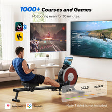 Load image into Gallery viewer, Rowing Machine, MERACH Bluetooth Magnetic Rower Machine (Electric-Adjust (Plug-in))
